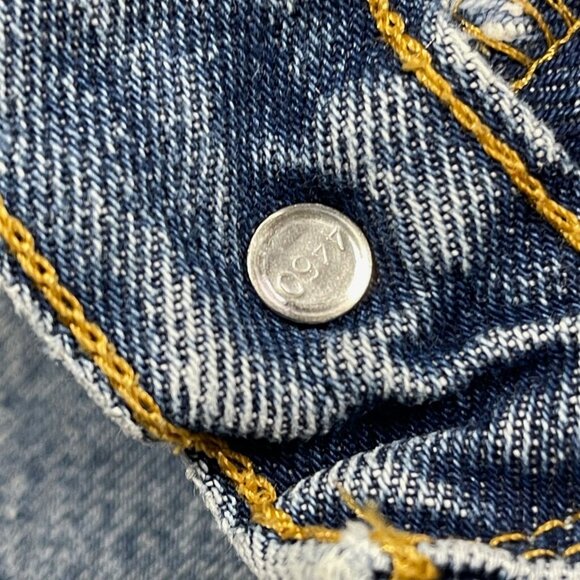 Levis 550 Straight Leg Denim Jeans Medium Wash Cotton Classic Fit Mens 34x32 - Picture 9 of 11